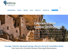 Tablet Screenshot of gatewayreservations.com
